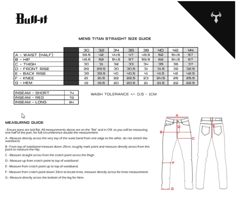 BULL-IT MENS TITAN GREY STRAIGHT REG