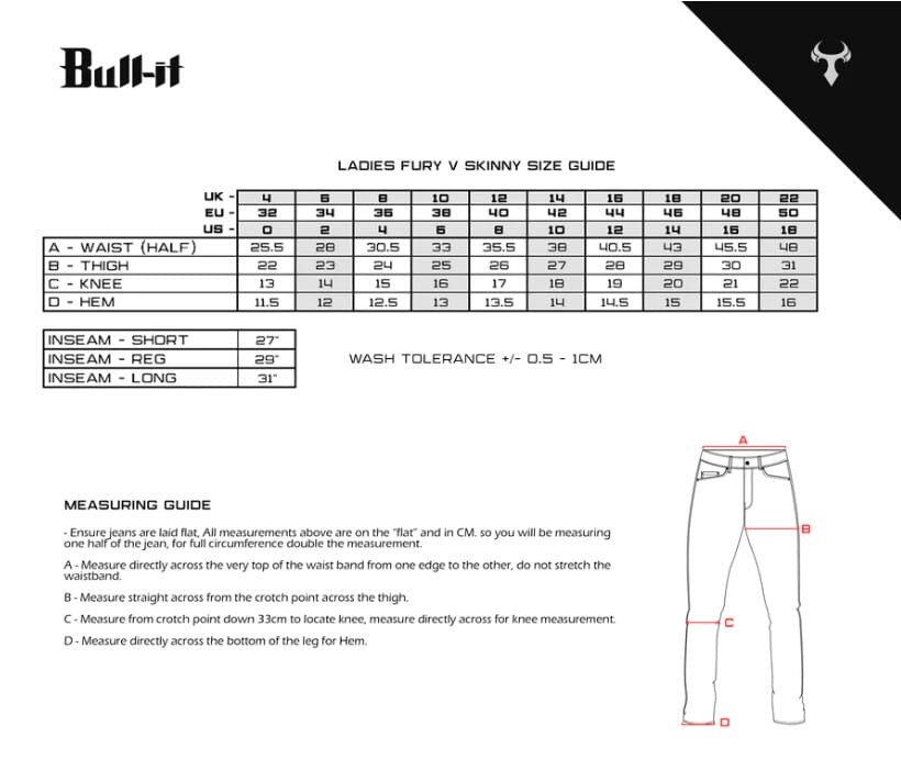 BULL-IT LADIES FURY V BLACK JEGGING SHORT