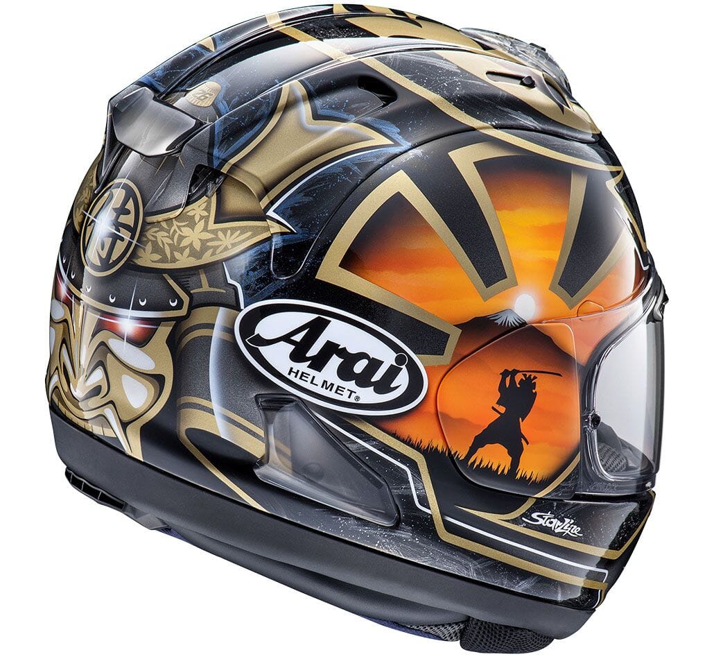 ARAI RX-7V EVO PEDROSA SPIRIT GOLD