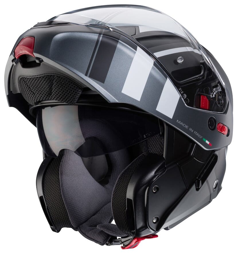 CABERG HORUS X ROAD MATT BLACK/GUN METAL/WHITE