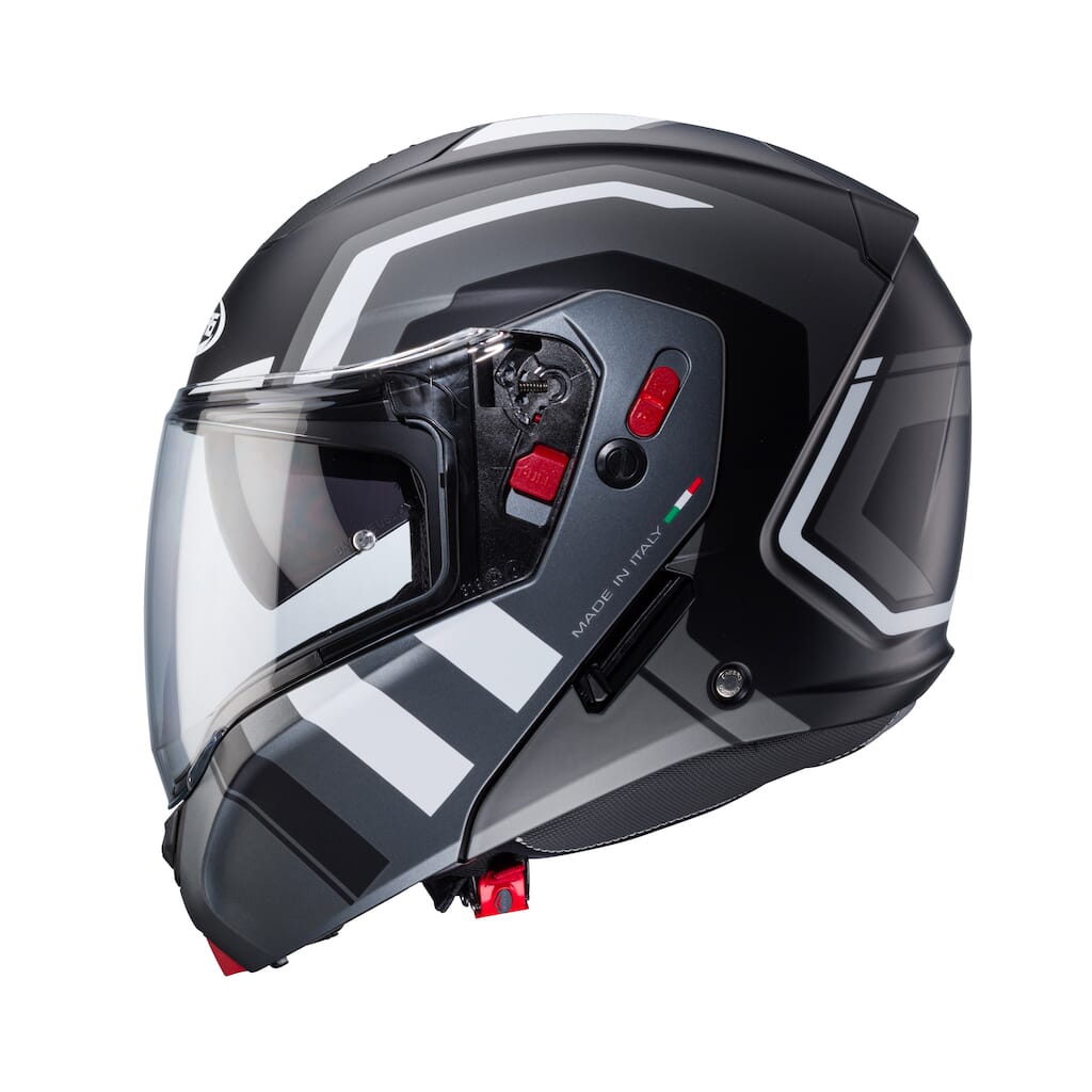 CABERG HORUS X ROAD MATT BLACK/GUN METAL/WHITE