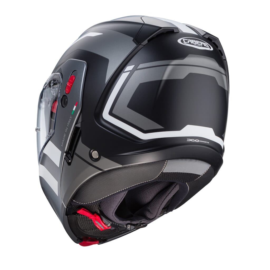 CABERG HORUS X ROAD MATT BLACK/GUN METAL/WHITE
