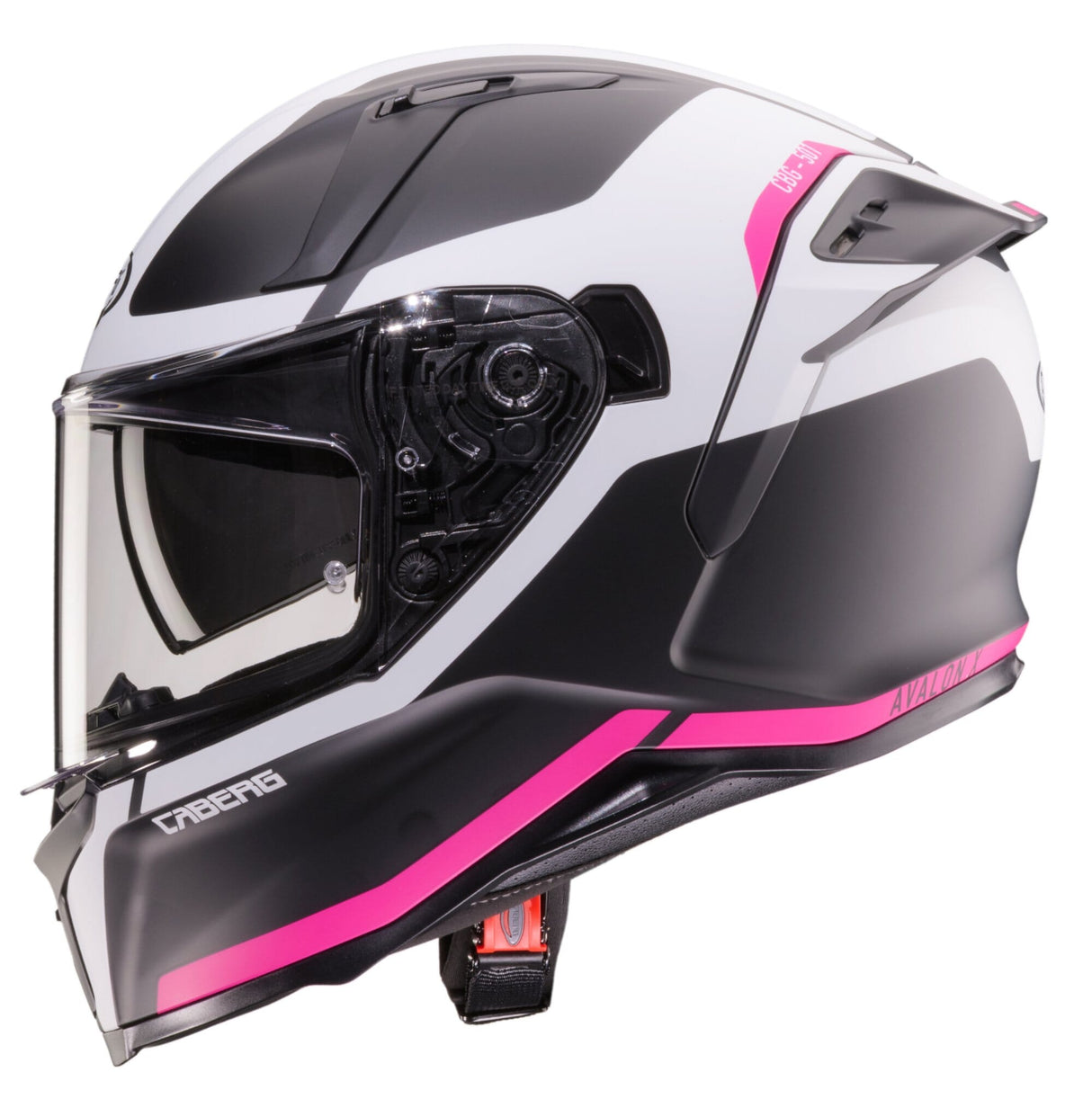 CABERG AVALON X PURE MATT BLACK/FUCHSIA