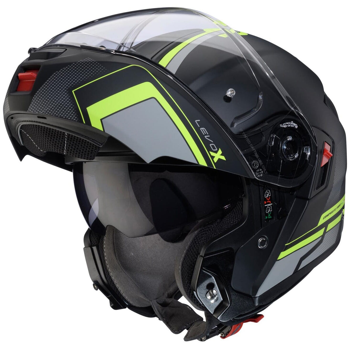 CABERG LEVO X ELITE MATT BLK/YELLOW FLUO