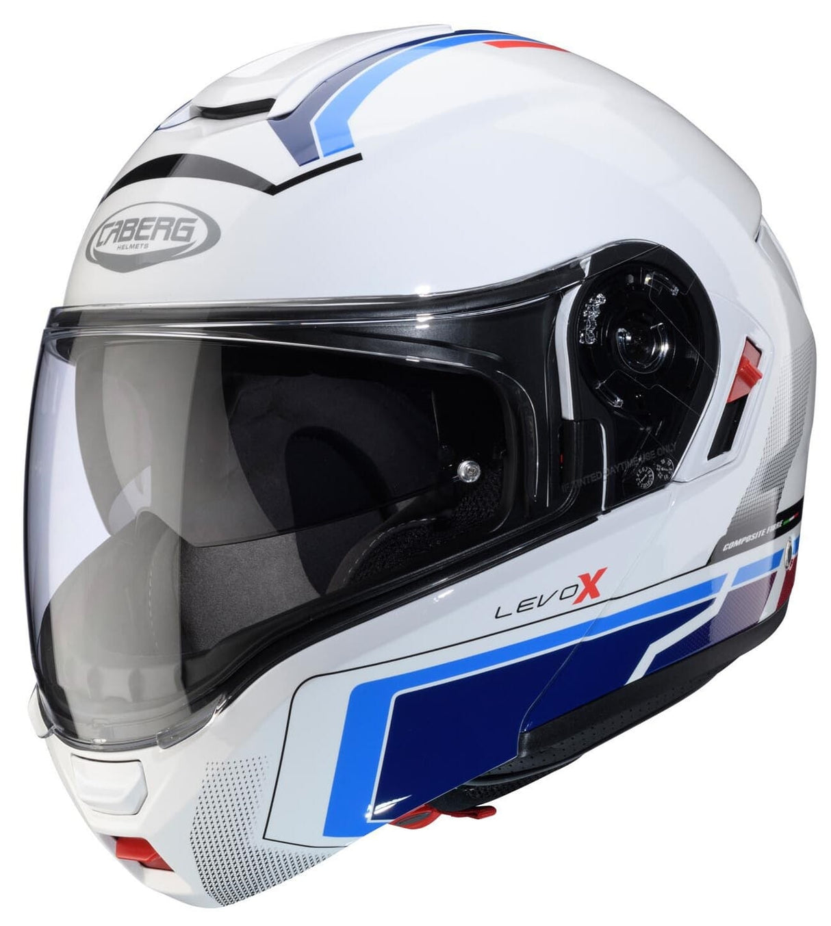 CABERG LEVO X ELITE MATT WHT/RED/BLUE