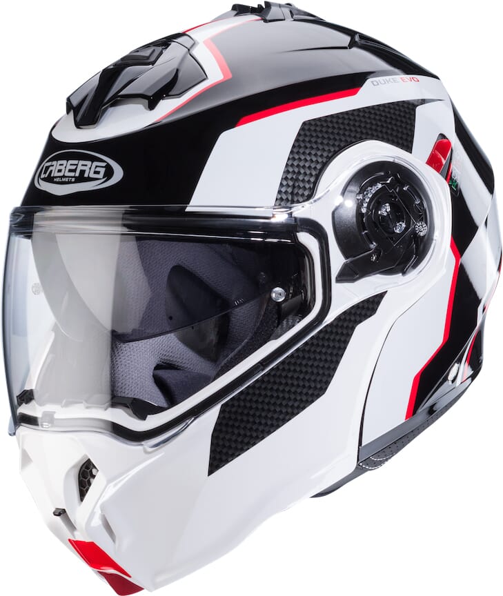 CABERG DUKE EVO MOVE SORT/HVIT/RØD