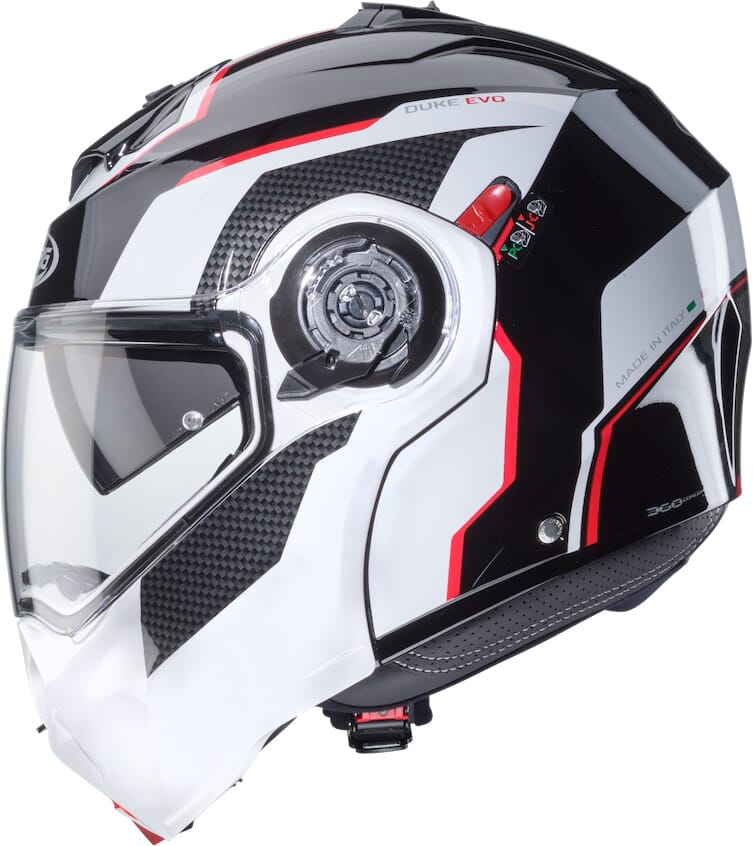 CABERG DUKE EVO MOVE SORT/HVIT/RØD