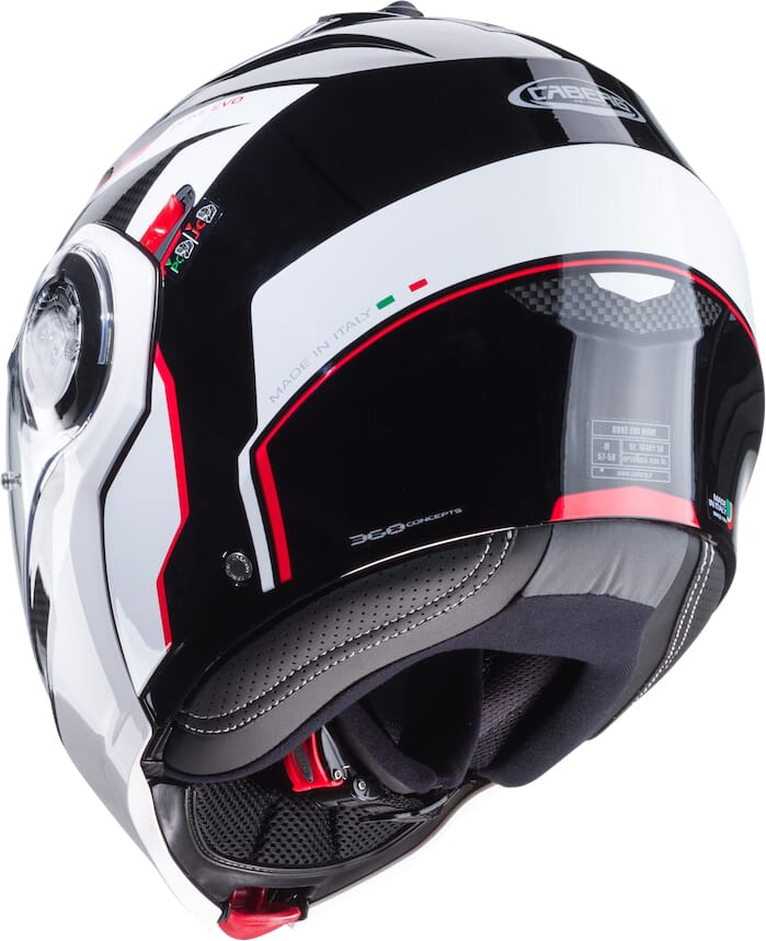CABERG DUKE EVO MOVE SORT/HVIT/RØD