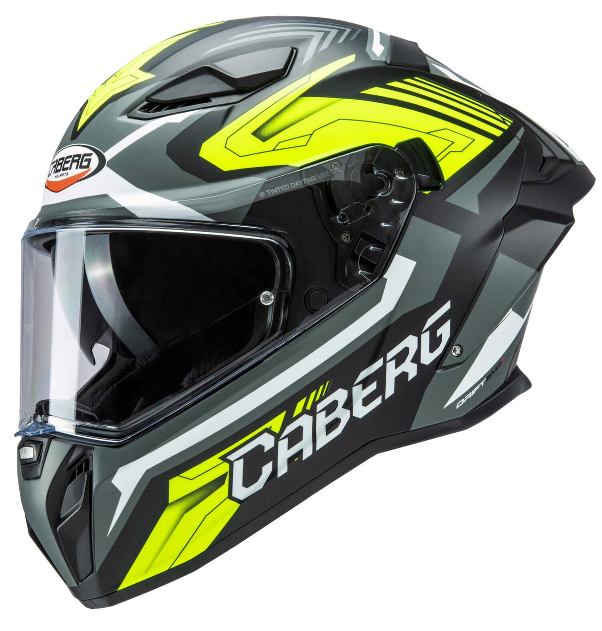 CABERG DRIFT EVO II JARAMA MATT BLACK/GREY/YELLO FLUO