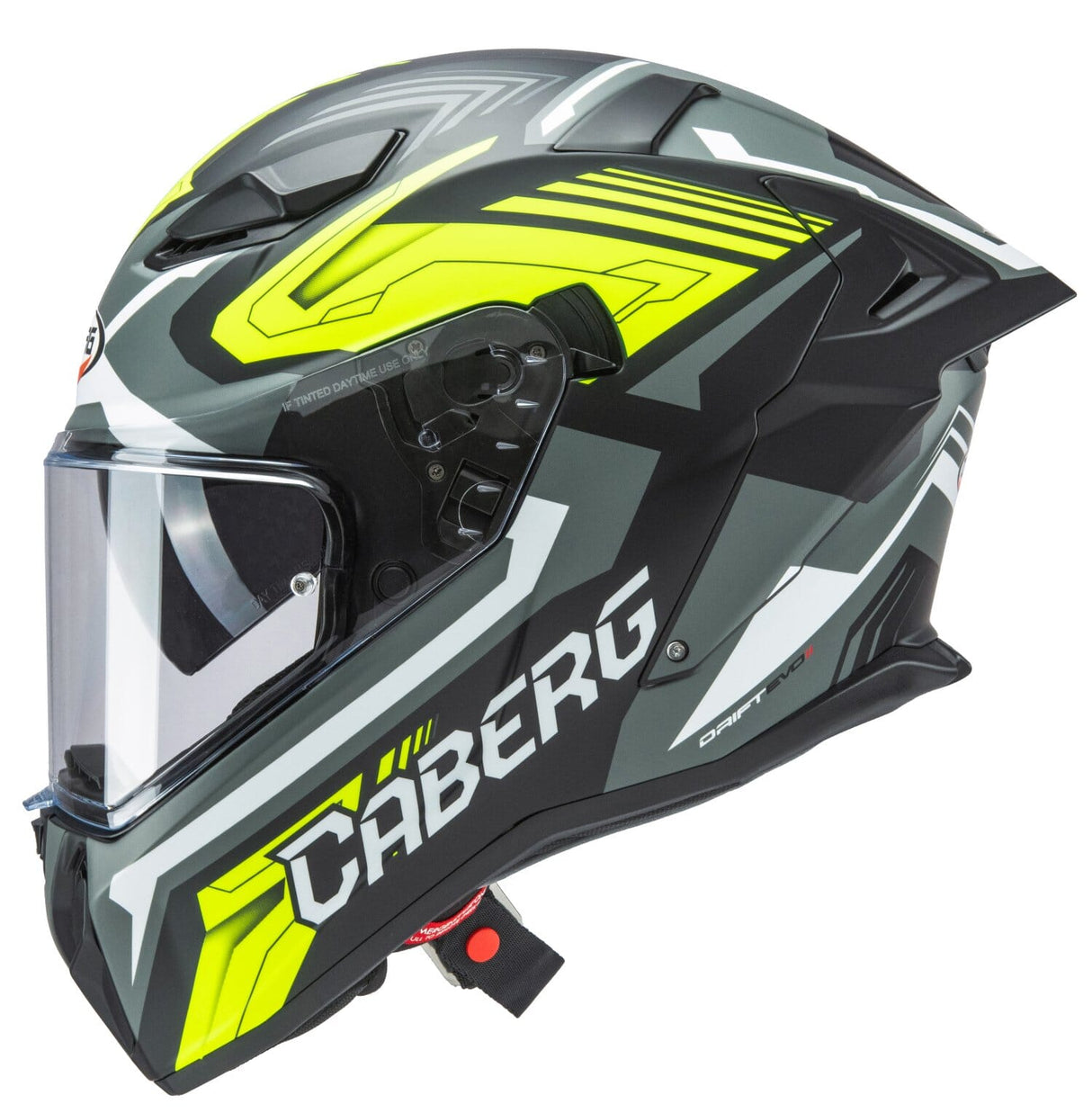CABERG DRIFT EVO II JARAMA MATT BLACK/GREY/YELLO FLUO