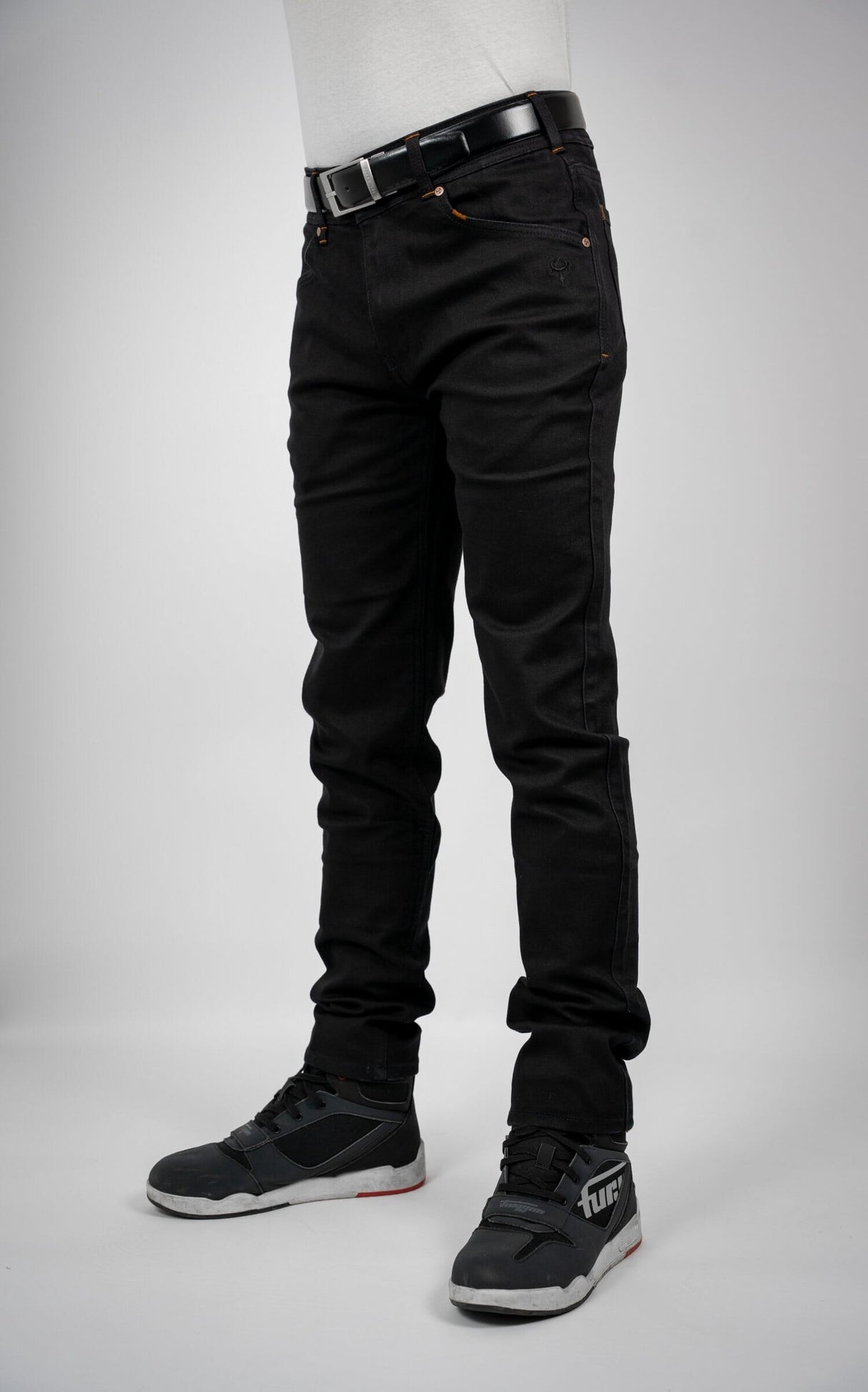 BULL-IT MENS TROJAN AA, STRAIGHT FIT BLACK SHORT