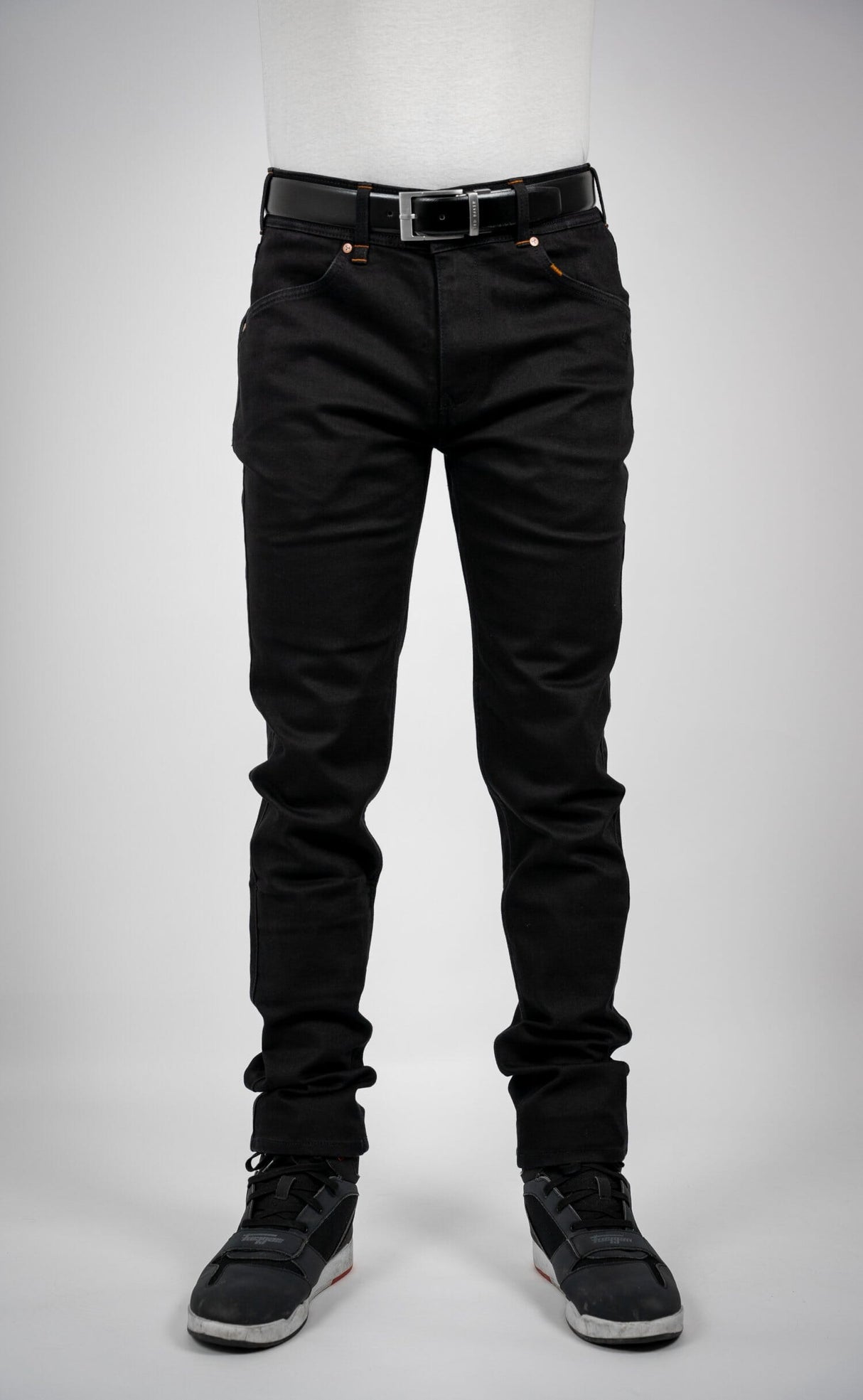 BULL-IT MENS TROJAN AA, STRAIGHT FIT BLACK REGULAR