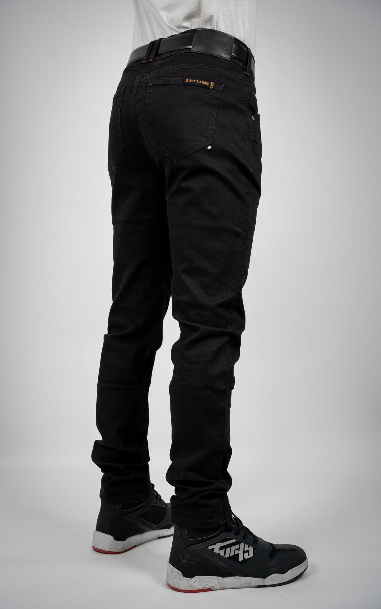 BULL-IT MENS TROJAN AA, STRAIGHT FIT BLACK REGULAR