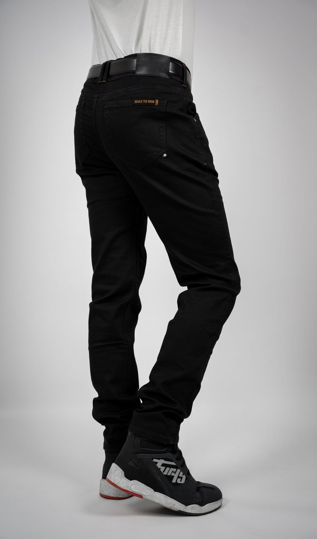 BULL-IT MENS TROJAN AA, STRAIGHT FIT BLACK REGULAR