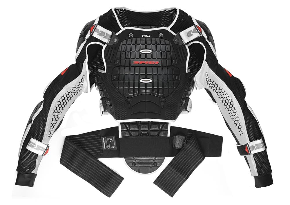 SPIDI WARRIOR JACKET SORT/HVIT (Z166-011)