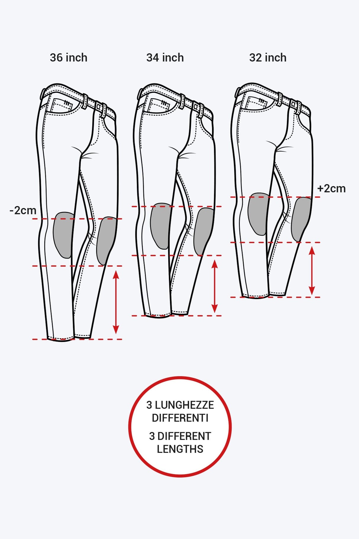 PMJ DEUX JEANS 32' LENGDE INKL. SKINNBELTE