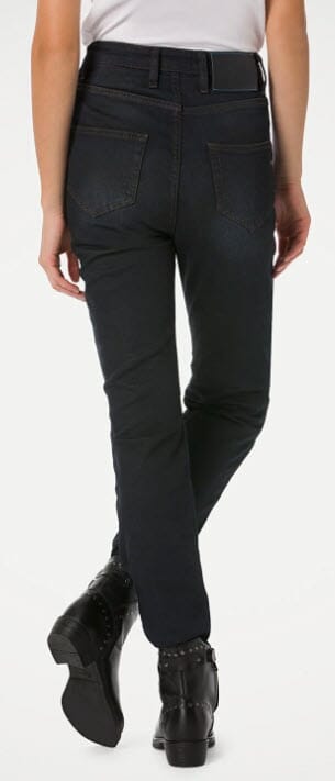 PMJ SARA JEANS WOMAN DARK BLUE