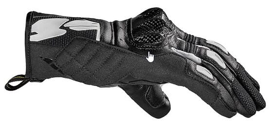 SPIDI G-CARBON GLOVES BLACK WHITE