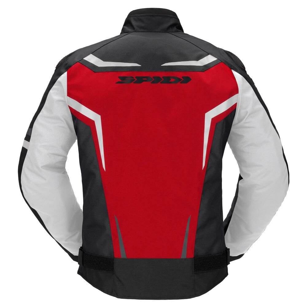 SPIDI RACE EVO H2OUT JAKKE BLACK RED WHITE