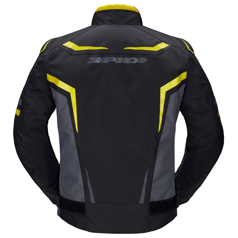 SPIDI RACE EVO H2OUT JAKKE BLACK YELLOW FLUO