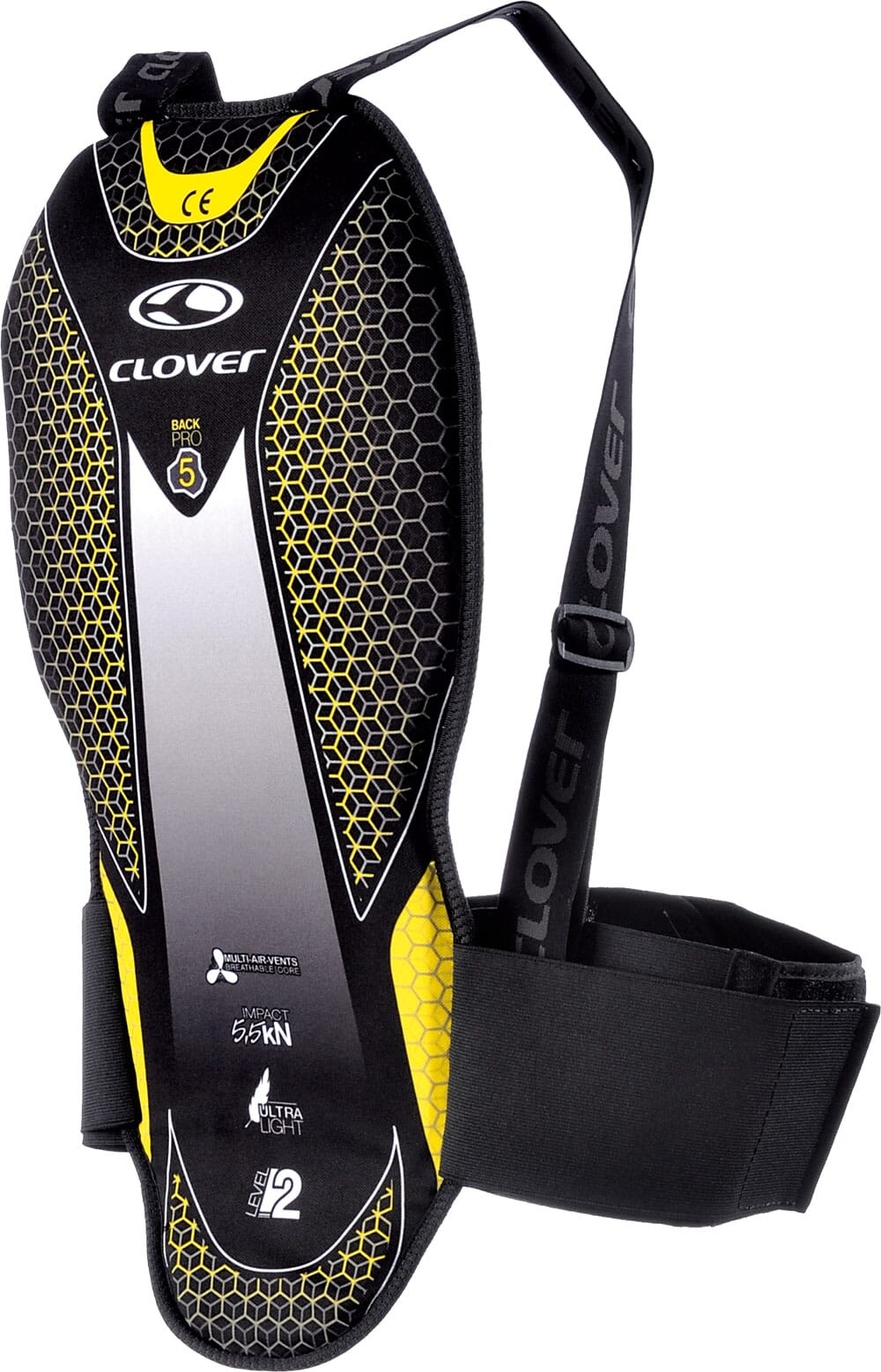 CLOVER BACK PRO-5 CE LEV.2 BACKPROTEC SORT/NEONGUL