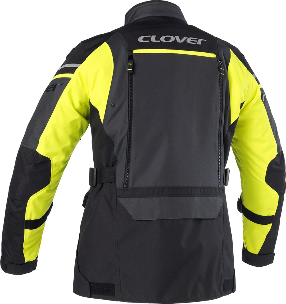CLOVER OUTLAND-2 WP JACKET GRÅ/NEONGUL