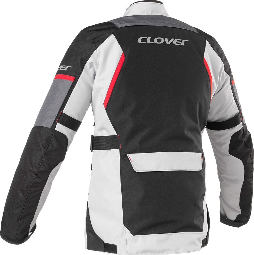 CLOVER SCOUT-3 WP JACKET SORT/GRÅ