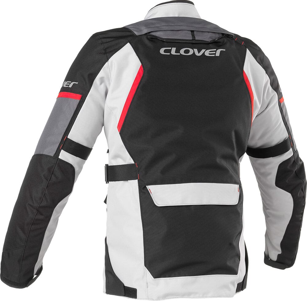 CLOVER SCOUT-3 WP JACKET SORT/GRÅ