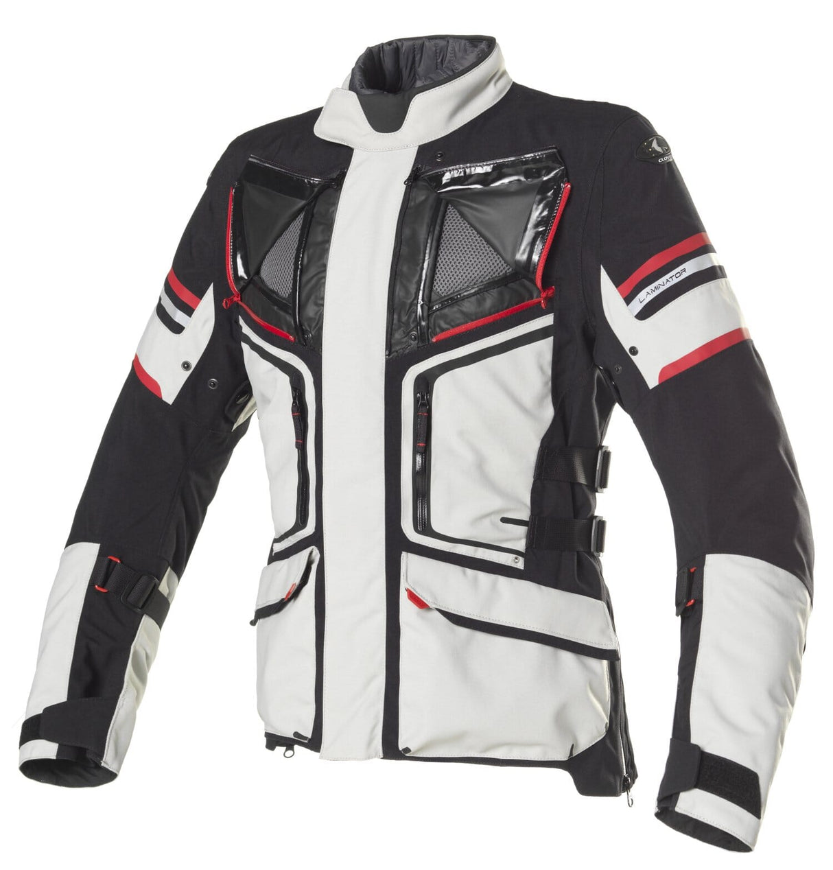 CLOVER LAMINATOR-2 WP JACKET SORT/GRÅ