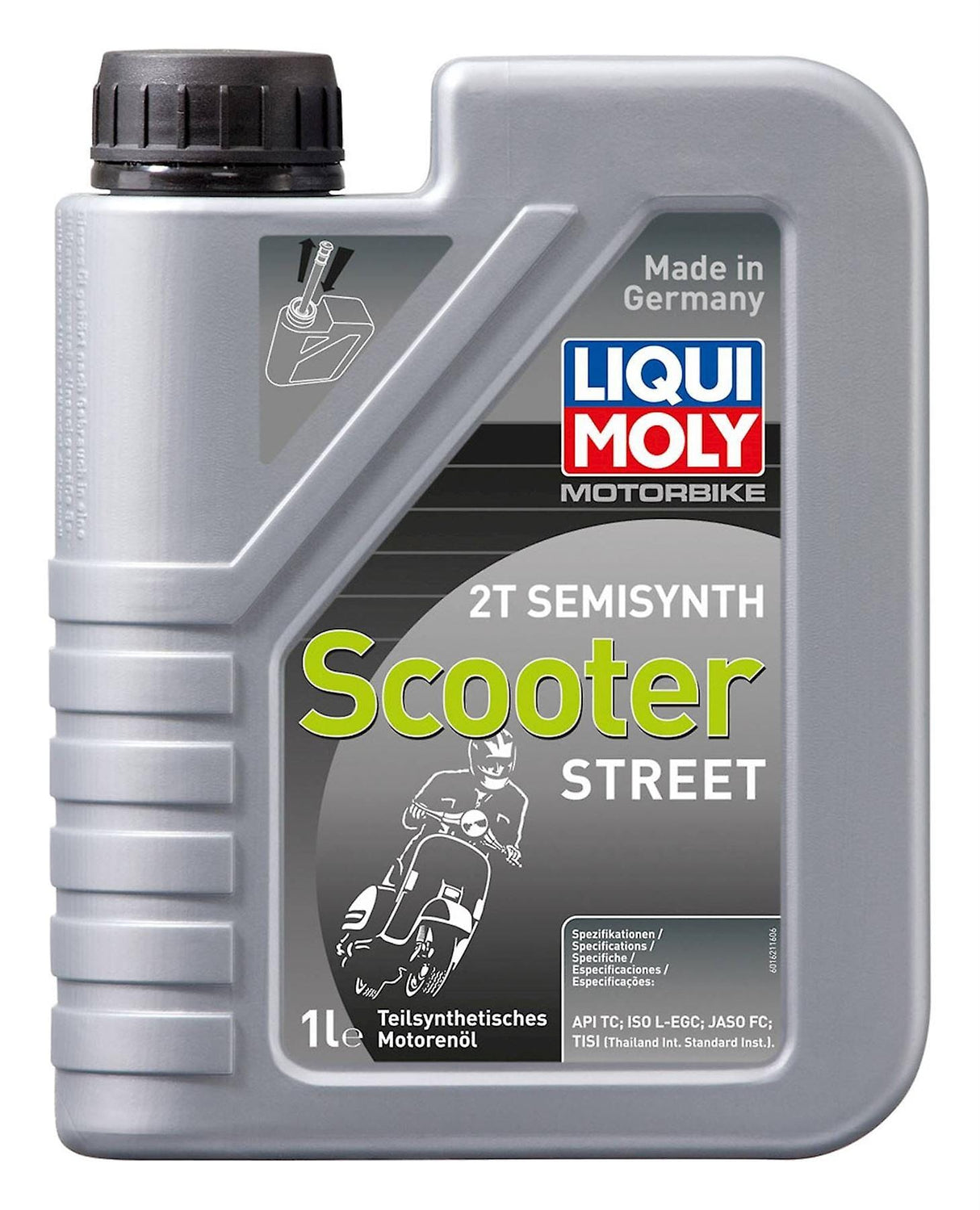LIQUI MOLY MC 2T SEMISYNTH SCOOTER STREET 1 L