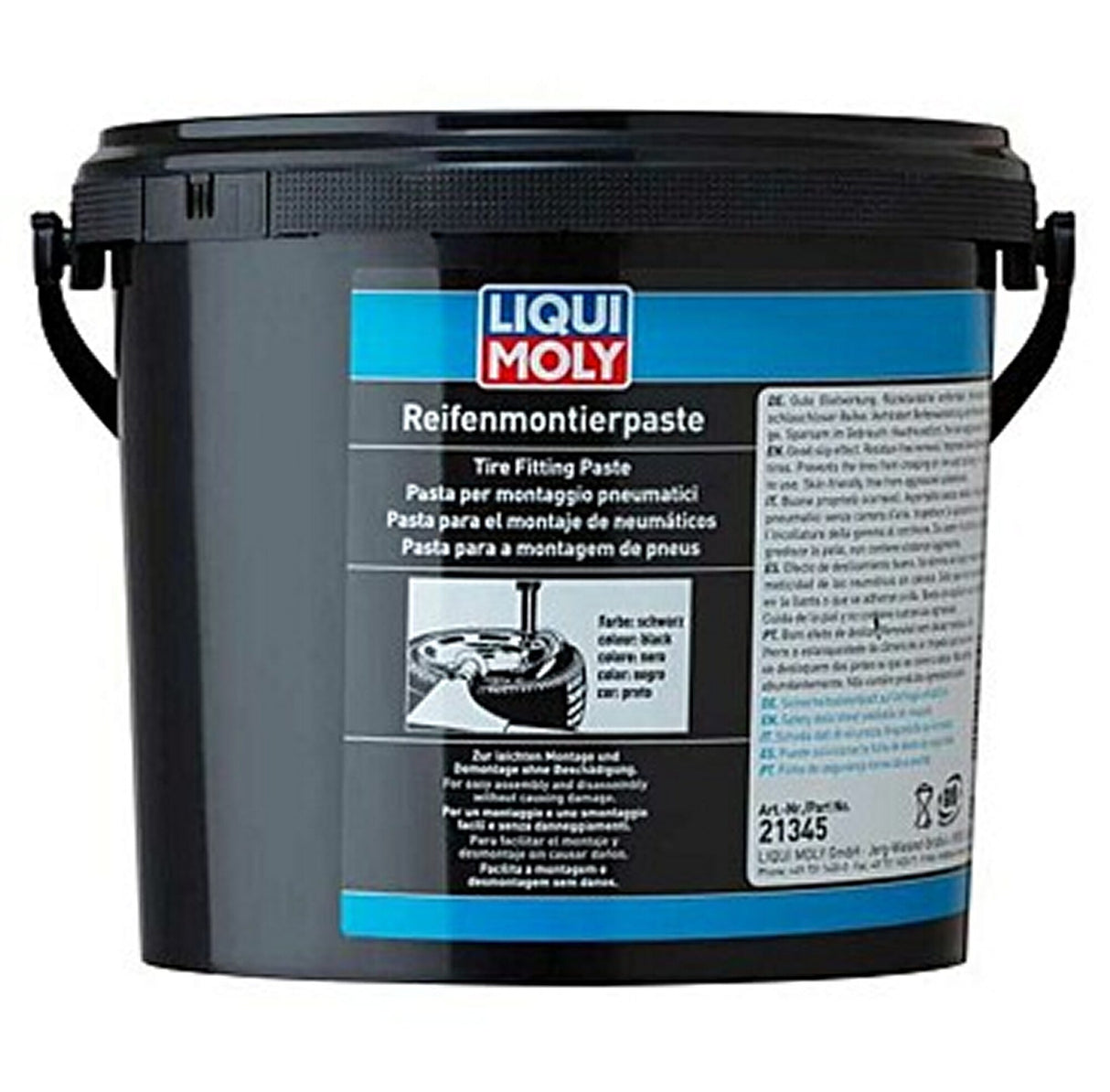 LIQUI MOLY DEKKMONTERINGSPASTA SVART 5 KG