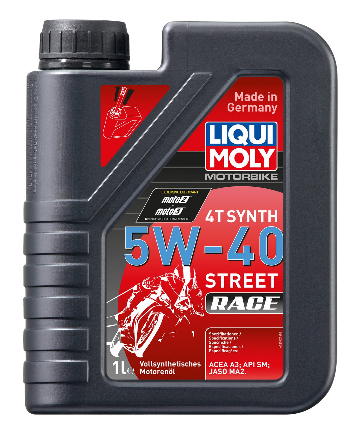 LIQUI MOLY MC 4T SYNTH 5W-40 STREET RACE 1 L