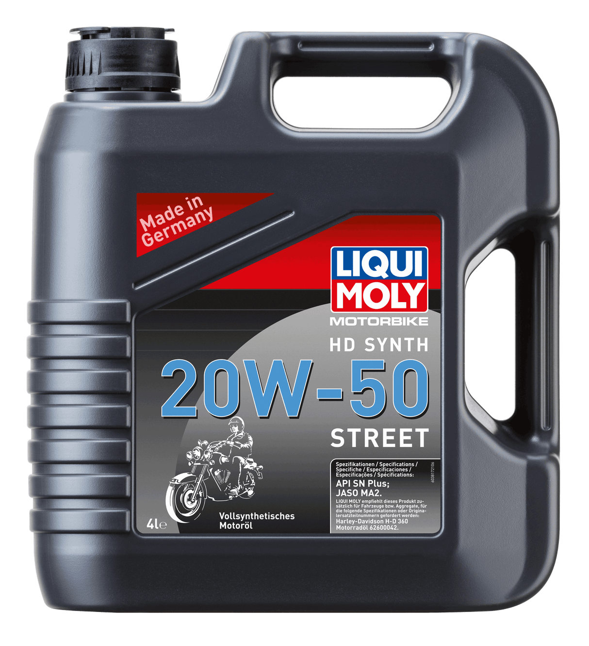 LIQUI MOLY MC HD SYNTH 20W-50 STREET 4 L