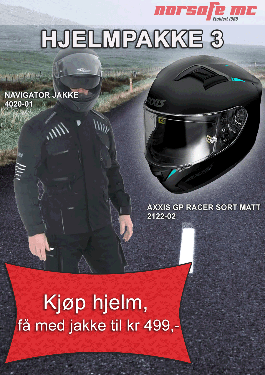 Pakke 1: Axxis GP Racer og Artech Navigator jakke