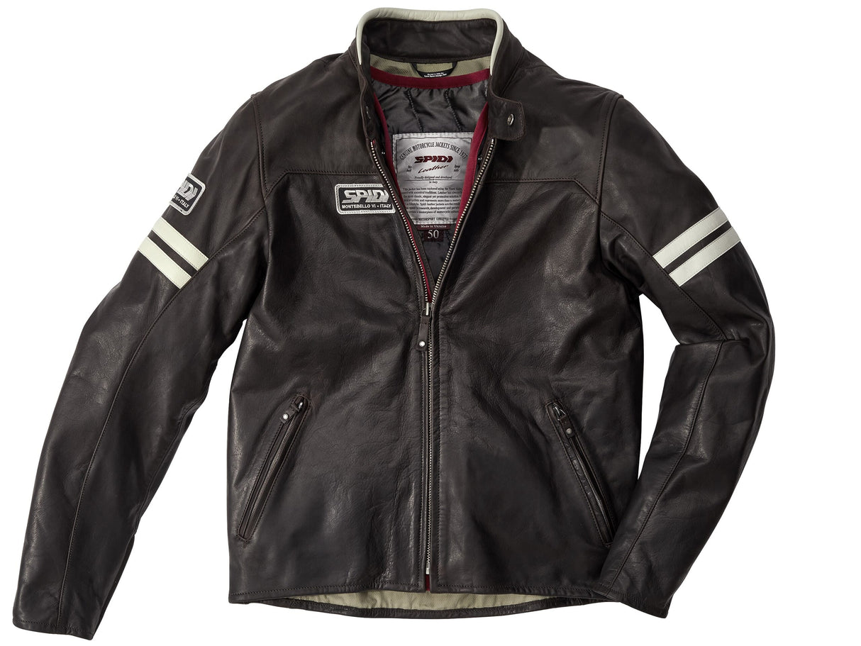 SPIDI VINTAGE SKINNJAKKE BROWN ICE