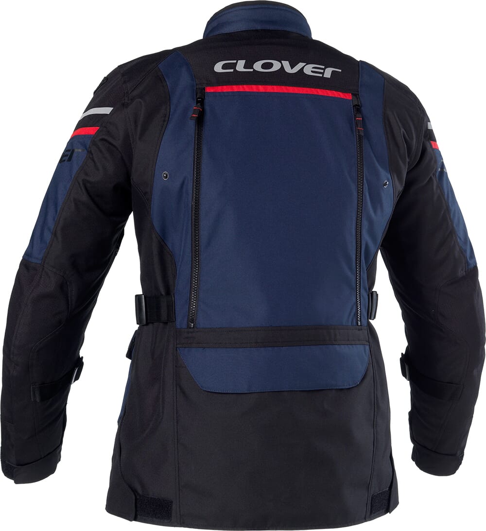 CLOVER OUTLAND-2 WP JACKET BLÅ/SORT/RØD