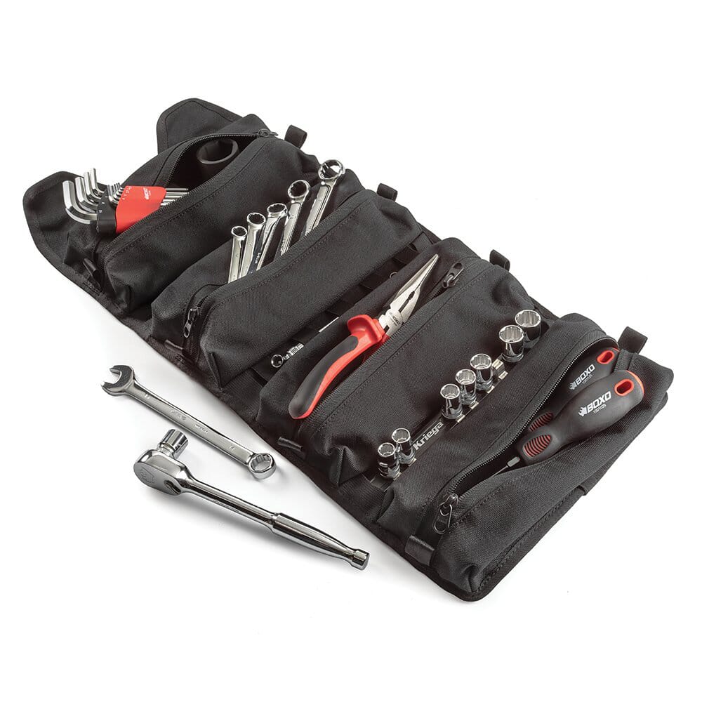 RSD X KRIEGA TOOL ROLL - ROAM - BLACK/BLACK