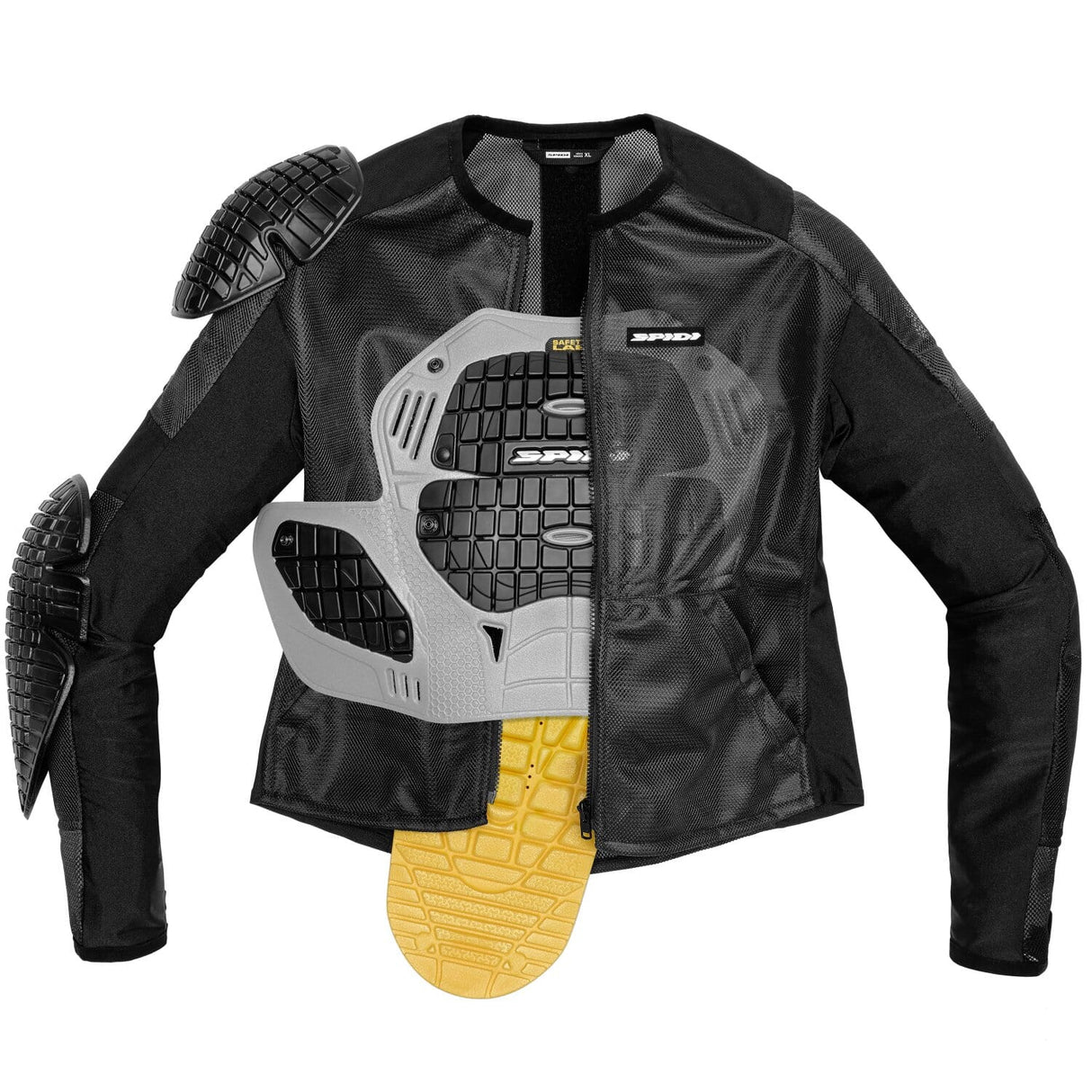 SPIDI BASE-1 ARMOR JAKKE SORT