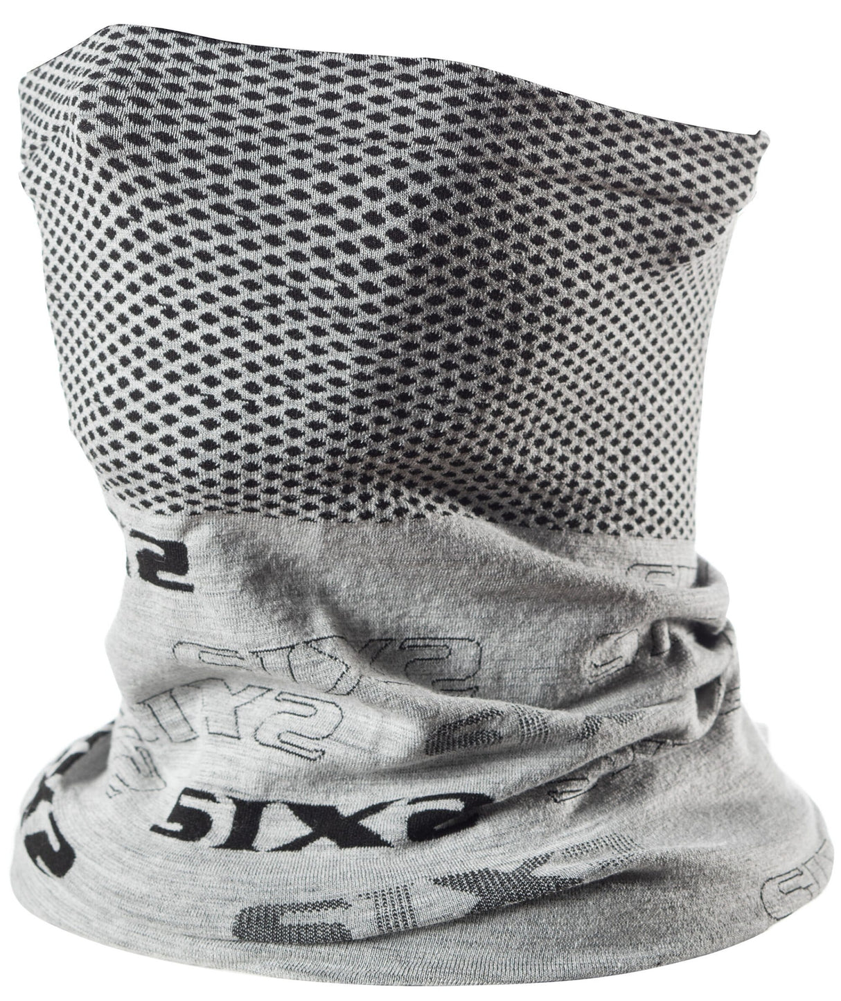 SIXS MERINO NECK WARMER LIGHT GREY ONE SIZE