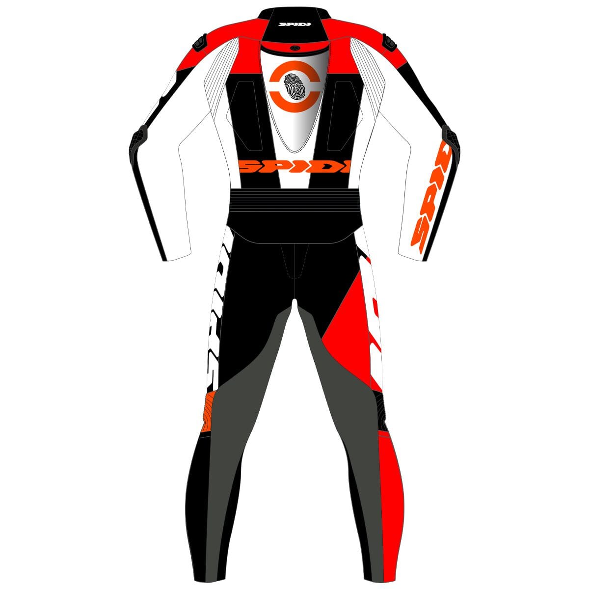 SPIDI DP-PROGRESSIVE TOURING SORT/RØD/HVIT/GRÅ