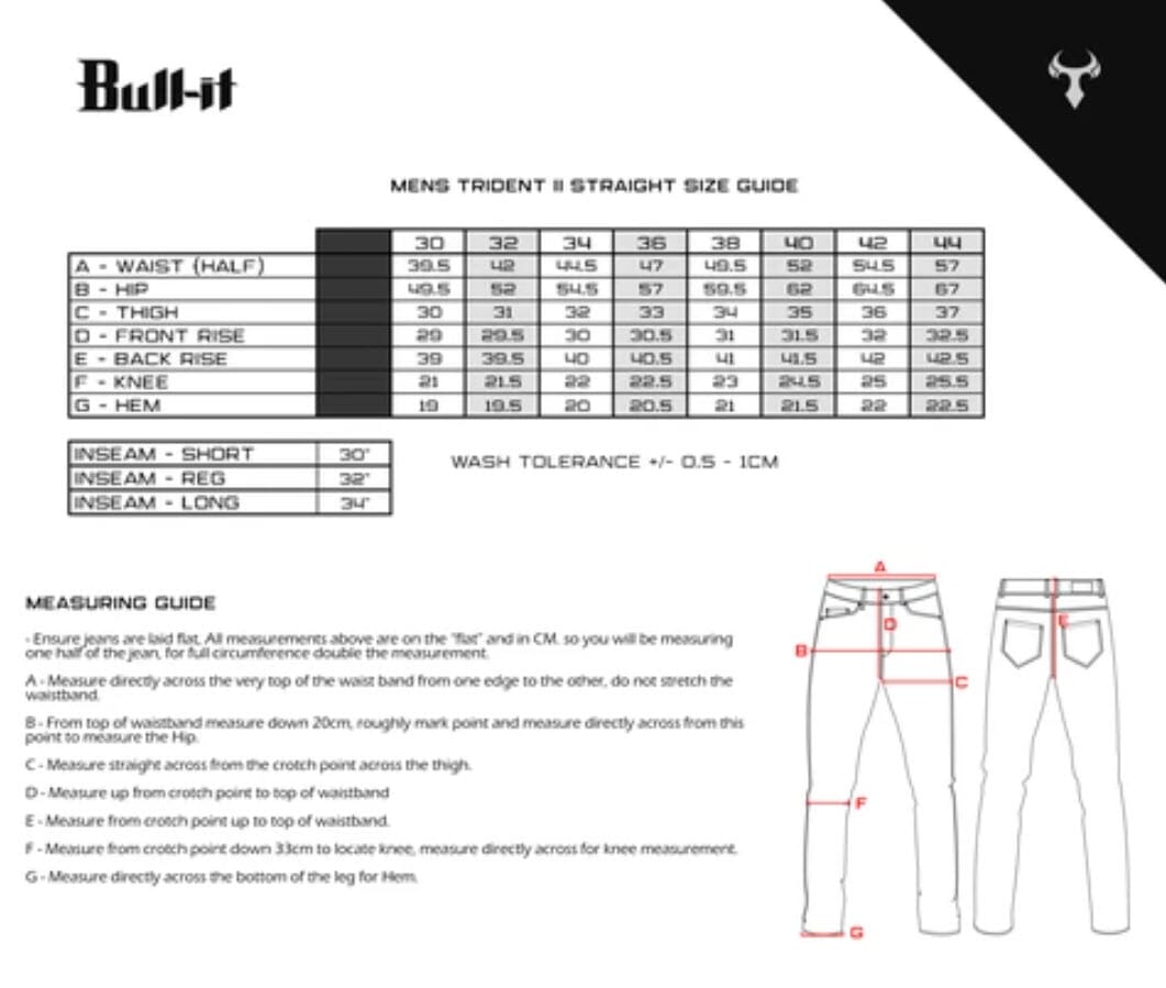 BULL-IT MENS TRIDENT II BLUE STRAIGHT SHORT