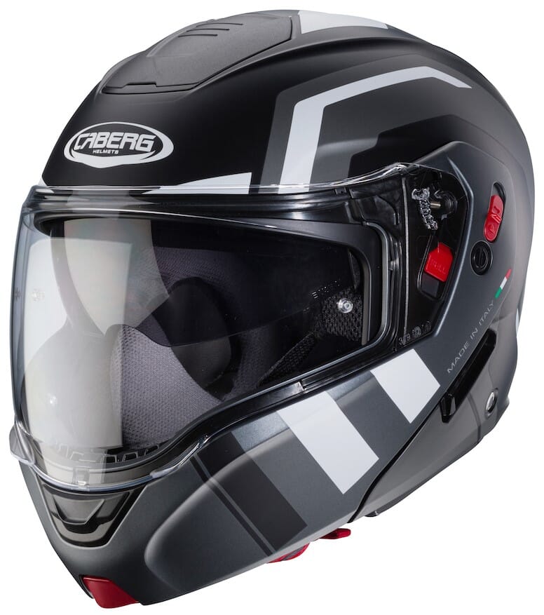 CABERG HORUS X ROAD MATT BLACK/GUN METAL/WHITE