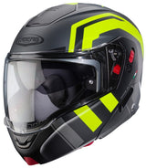 CABERG HORUS X ROAD MATT GUN METAL/BLACK/YELLOW FLUO