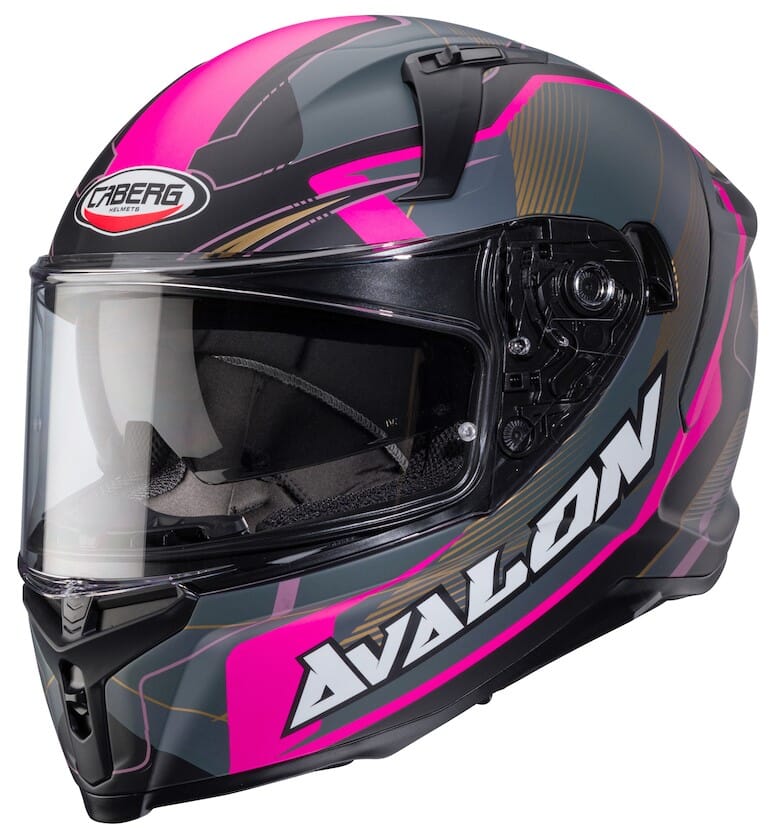 CABERG AVALON X OPTIC MATT BLACK/GREY/FUCHIA