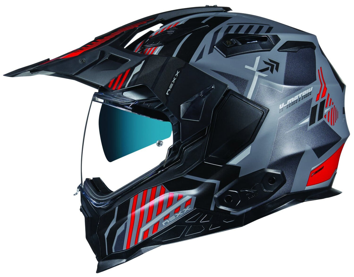 NEXX X.WED 2 WILD COUNTRY MATT GREY/RED