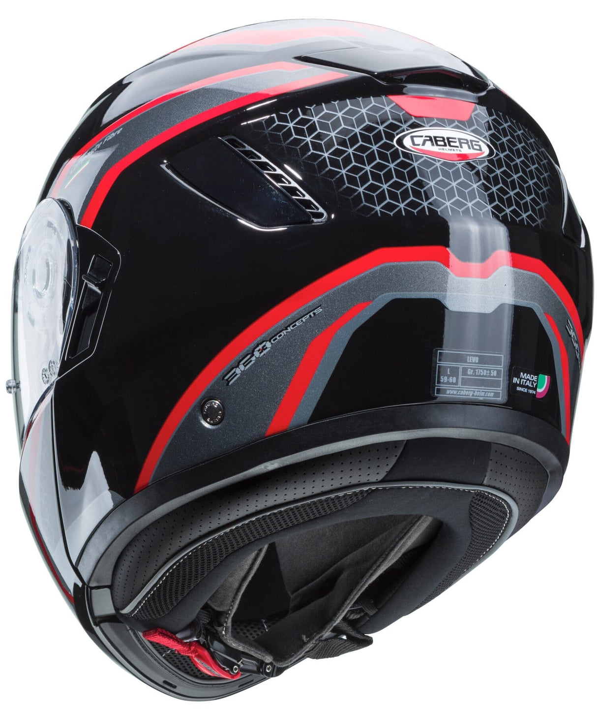 CABERG LEVO SONAR SORT/ RØD /GRÅ