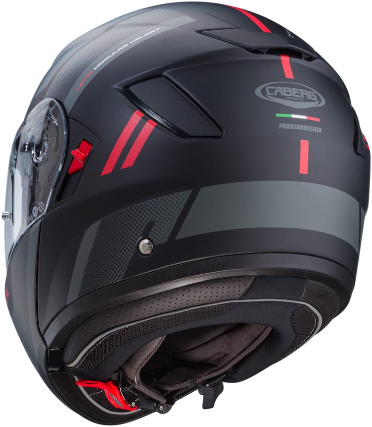 CABERG LEVO X MANTA MATT BLACK/ANTHRACITE/RED