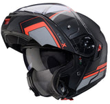 CABERG LEVO X ELITE MATT BLK/RED FLUO