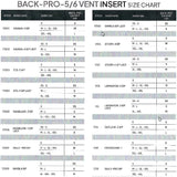 CLOVER BACK PRO VENT CE L2 RØD RYGGSKINNE