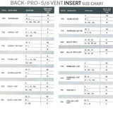 CLOVER BACK PRO VENT CE L2 RØD RYGGSKINNE